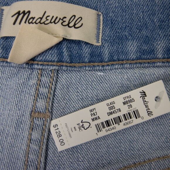 NEW Madewell‎ The Perfect Vintage High Waist Jeans in Marian Wash, size 29 - Picture 8 of 16